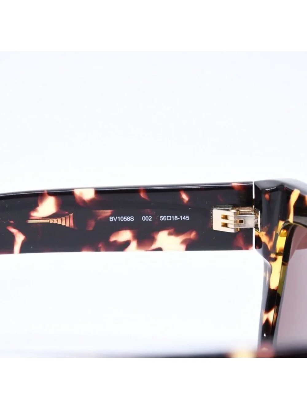 Bottega Veneta Side Logo Sunglasses Eyewear 18 145 Gold